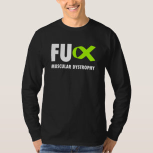 Fu Muscular Dystrophy Lime Green Ribbon - Muscular T-Shirt