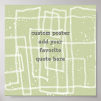 fuan and funky line art moss green add a quote