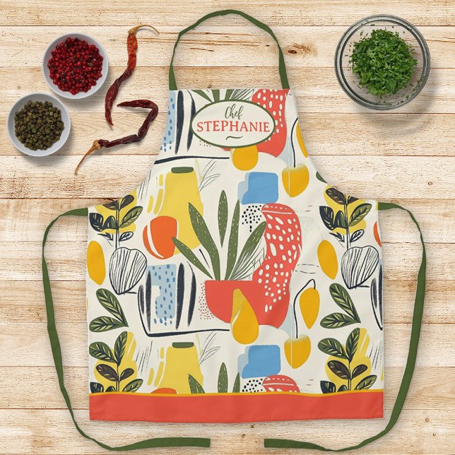 Fuavism Style Vibrant Colours Garden Pot Apron (Creator Uploaded)