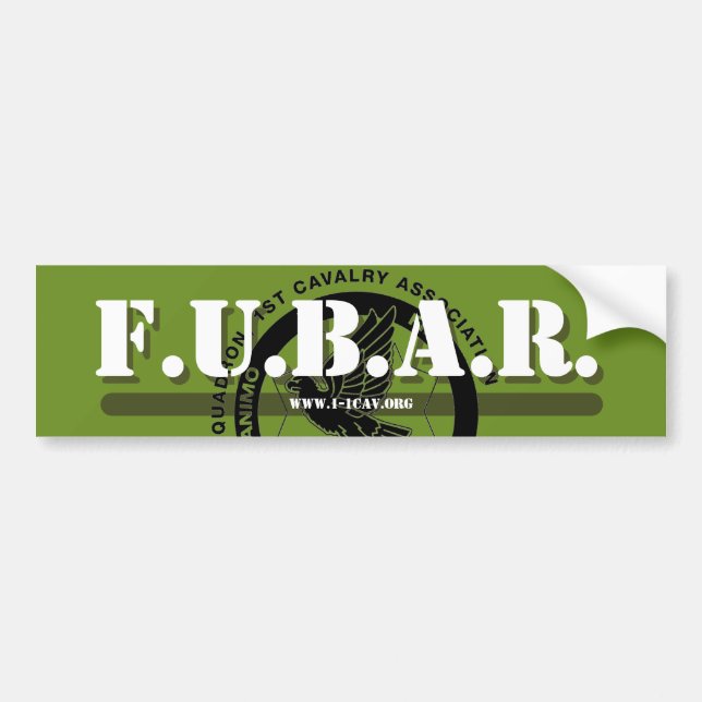 FUBAR bumper sticker (Front)