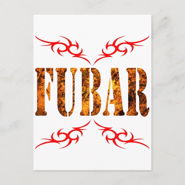FUBAR POSTCARD (Front)