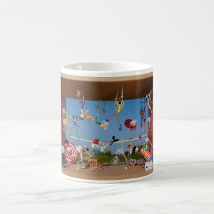 Fubbies in the Circus with all kinds of acts. Coffee Mug