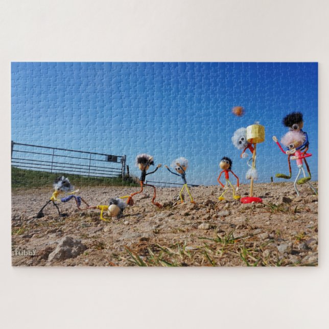 Fubbies who win or lose corfballs. jigsaw puzzle (Horizontal)