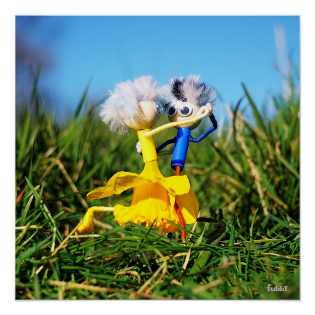 Fubby dolls dancing with Narcissendress. Poster (Front)