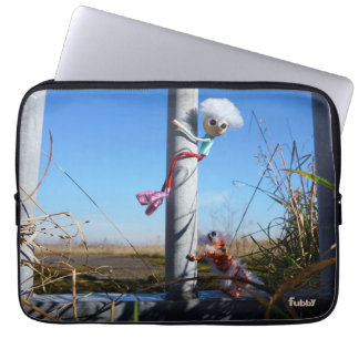 Fubby fantasy, fleeing an animal. laptop sleeve
