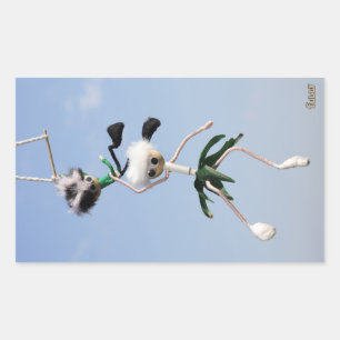 Fubby forces, Hang in There, I got you Rectangular Sticker