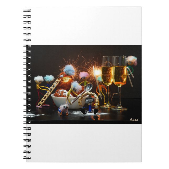Fubby's New Year's Eve at the holidays. Notebook (Front)