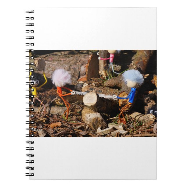 Fubby's who saw wood. notebook (Front)