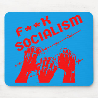Fuc>| Socialism Barb Wire #USAPatriotGraphics © Mouse Pad