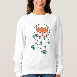 Fuchs Flies In Space As An Astronaut Rocket Sweatshirt