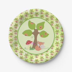 Fuchs unterm Baum Paper Plate