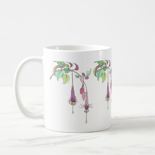 Fuchsia Coffee Mug (Left)