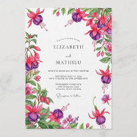 Fuchsia Draping Floral Wedding