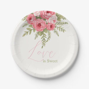 Fuchsia Dream Paper Plate