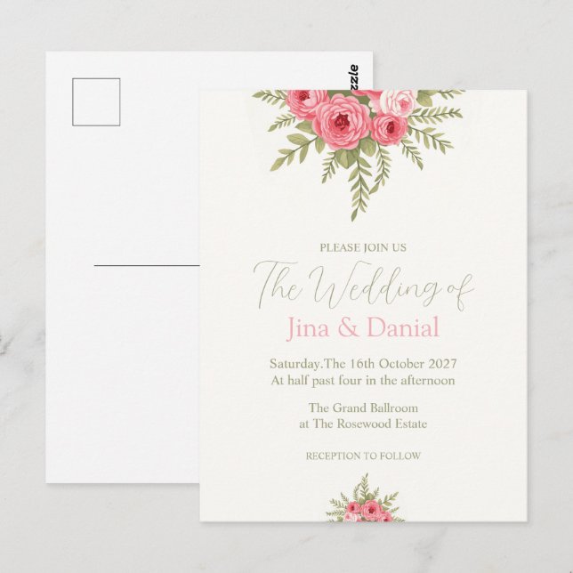 Fuchsia Dream Postcard (Front/Back)