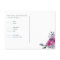 Fuchsia Dreams RSVP Postcard with Menu Options