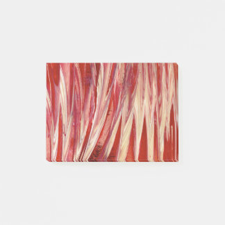 Fuchsia Feather Fringe Post-it Notes