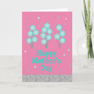 Fuchsia Field Mothers Day Card