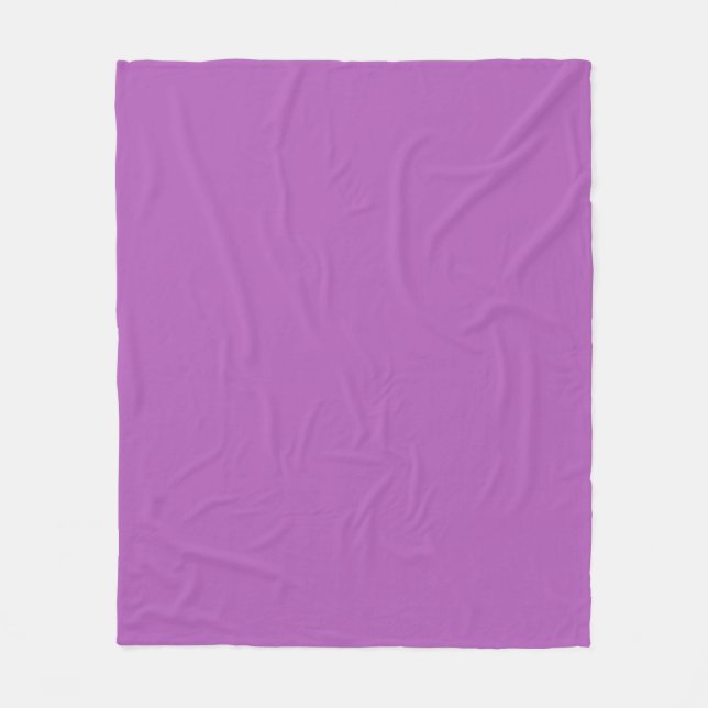 Fuchsia Fleece Blanket (Front)