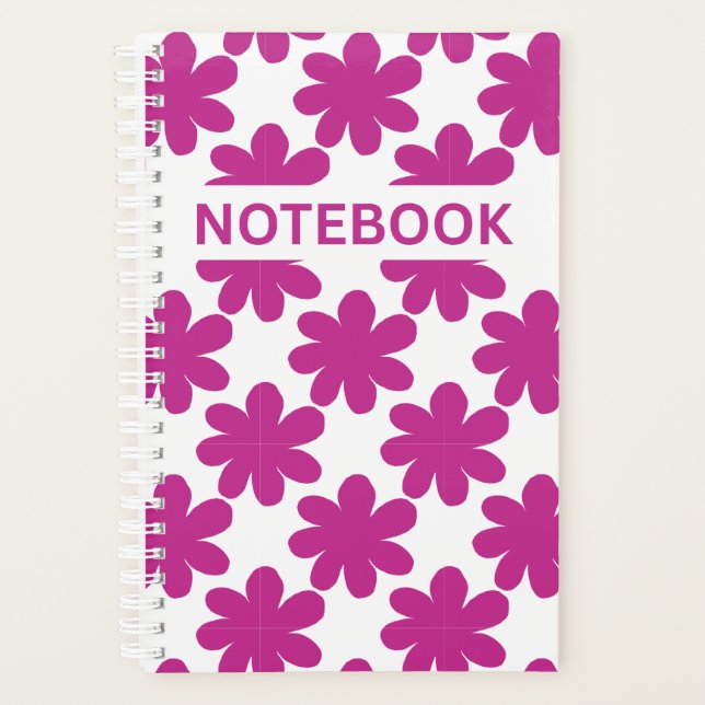 Fuchsia Floral Background | Bold & Feminine Aesthe Planner (Front)