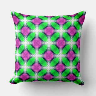 Fuchsia Flower Buds Cushion