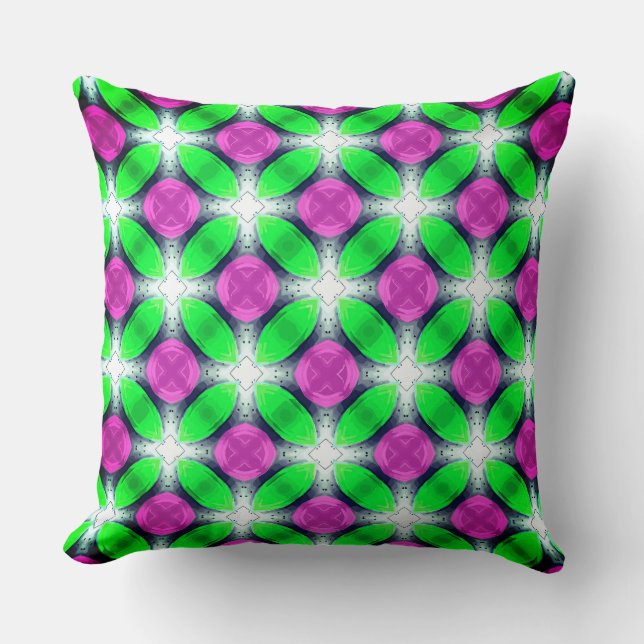 Fuchsia Flower Buds  Cushion (Front)