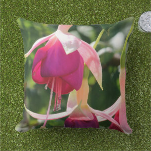 Fuchsia Flower Cushion
