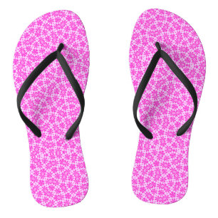 Fuchsia Flowers Jandals
