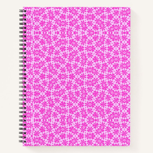 Fuchsia Flowers Notebook (Front)