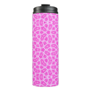 Fuchsia Flowers Thermal Tumbler
