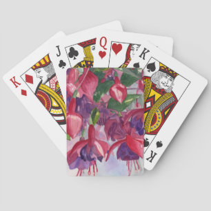 Fuchsia Frenzy Playing Cards