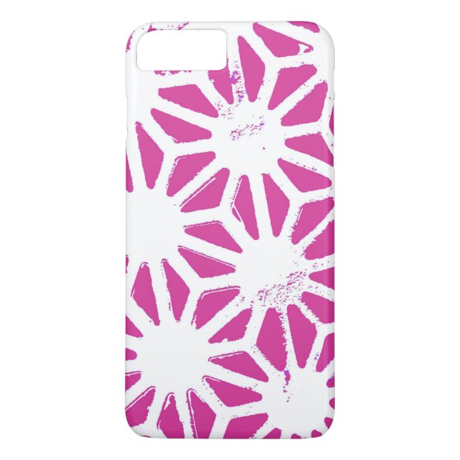 Fuchsia geometric pattern Case-Mate iPhone case (Back)