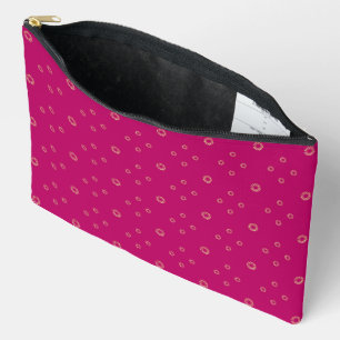 Fuchsia   Golden Zinnia Sun Accessory Pouch
