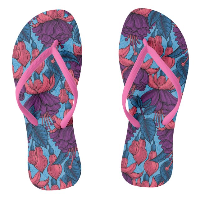 Fuchsia Jandals (Footbed)