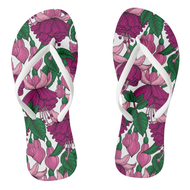 Fuchsia Jandals (Footbed)