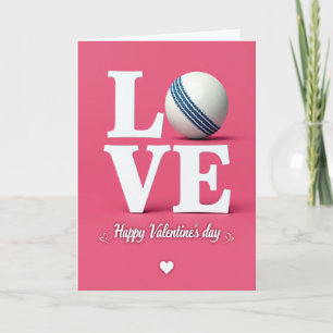 Fuchsia Love Sport Valentines Card