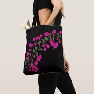 Fuchsia Pink Bougainvillea Tote Bag