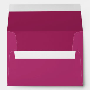 Fuchsia Pink Custom Invitation Envelope