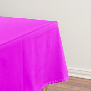 Fuchsia Pink Solid Colour   Classic   Elegant  Tablecloth