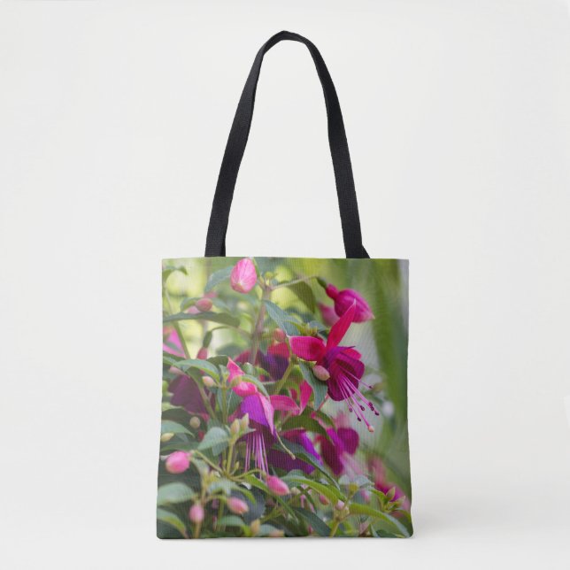 Fuchsia Plant Tote Bag (Front)