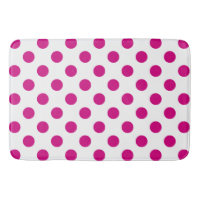 Fuchsia polka dots