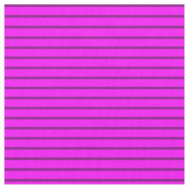 Fuchsia & Purple Coloured Pattern of Stripes Fabric (Close Up)