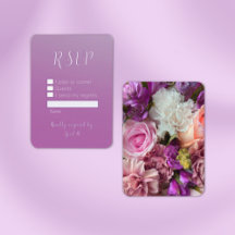 Fuchsia Rose Response Card