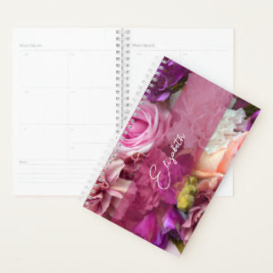 Fuchsia Rose Secret Gardens Planner