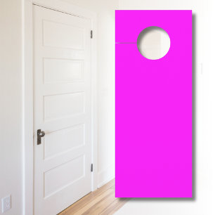 Fuchsia Solid Colour   Classic Elegant Door Hanger