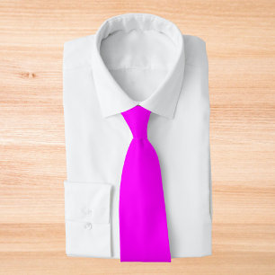 Fuchsia Solid Colour Tie