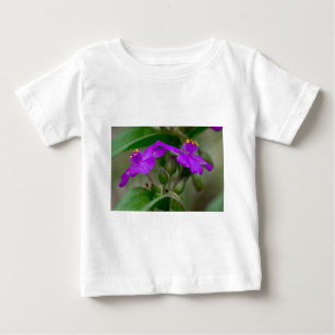 Fuchsia Spiderwort Twins Wildflower Gifts  Apparel Baby T-Shirt