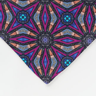 Fuchsia Stargazer Fleece Blanket