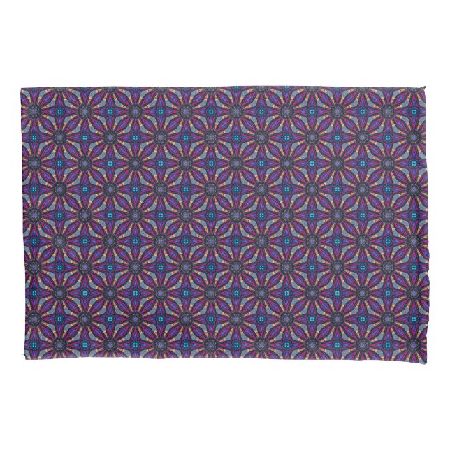 Fuchsia Stargazer Pillowcase (Front)