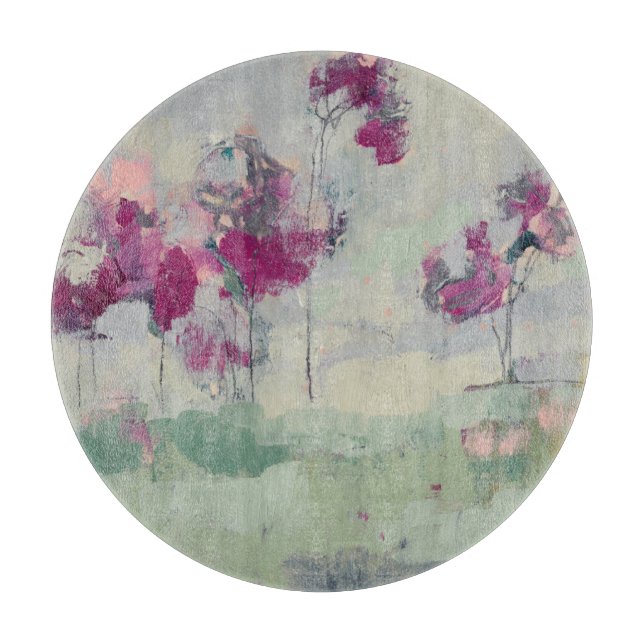 Fuchsia Treeline Cutting Board (Front)